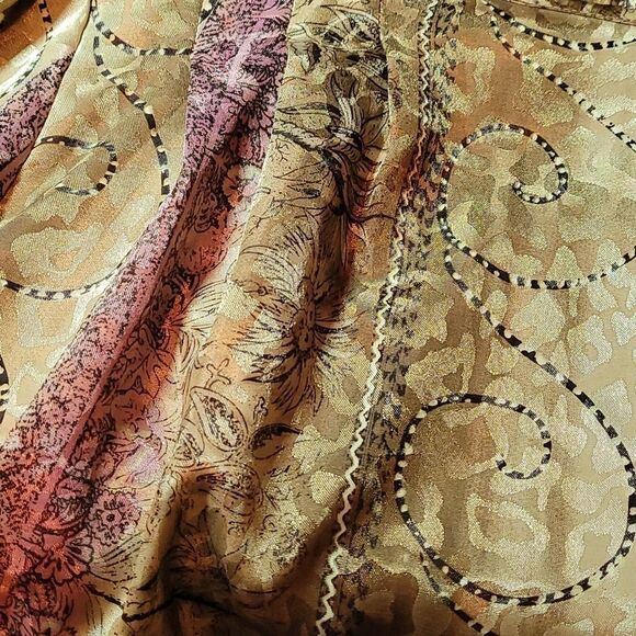 Vintage Nicola leopard print floral blouse - Picture 6 of 6